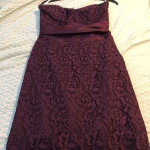 Burgundy formal dress